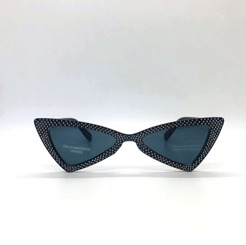Black Studded Glasses